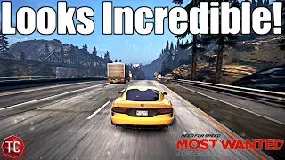 NFS Most Wanted 2012 GRAPHICS MODS look INCREDIBLE! (FULL GAMEPLAY)