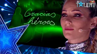 The TRIBUTE to the HEROES of the PANDEMIC excites Edurne | Semifinal 04 | Spain's Got Talent 2021