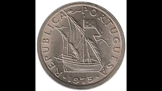 Portugal 2.5 escudos, 1975Coin Coins Money