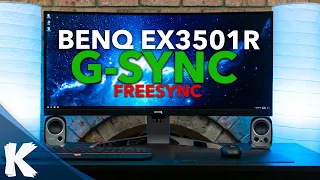 BenQ EX3501R | Ultrawide Curved Gaming Monitor | G-Sync Works | 100Hz 1440p