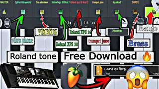 Roland Xps 30 tone | Free Download🔥 | FL studio | #flsudio @sunilofficialpiano