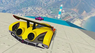 MEGA RAMPA IMPOSIBLE! VELOCIDAD SUPREMA! - GTA V ONLINE