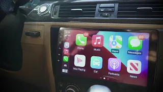 Apple Car Play install  On BMW E90 3 Series 11 inch Touch Screen(Android Auto Head Unit Upgrade)