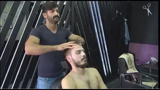 TURKISH BARBER HEAD MASSAGE • FACE MASSAGE • BODY MASSAGE • ASMR MASSAGE 317