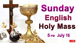 Catholic Mass Today I Daily Holy Mass I Sunday July 16 2023 I English Holy Mass I 5.00 PM