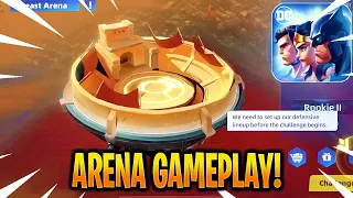 DC Worlds Collide - Batman Arena Gameplay! DC Worlds Collide iOS (Beta)