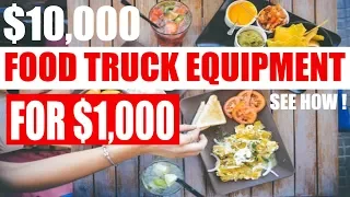 How to buy equipment for Food Trucks [ Equipment for Food Trucks]