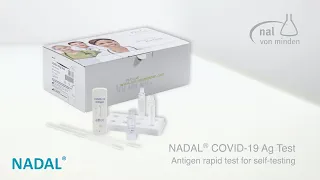 NADAL® COVID-19 Ag Test - Antigen rapid test for self-testing (Order No. 243117N-20, 243117N-05)