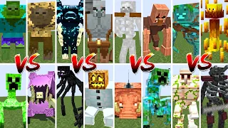 ALL MUTANT MOBS TOURNAMENT | Minecraft Mob Battle