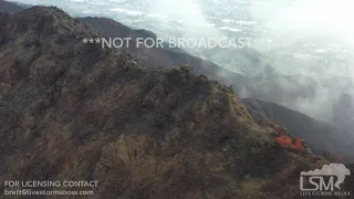 1-15-2019 Aguora Hills, Ca Drone video of Woosley burn scar, how debris flows and mudslides start