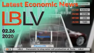 LBLV Panasonic to stop solar cell production at Tesla 2020/26/02
