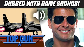 'TOP GUN' dubbed with its Nintendo game sounds!! | RetroSFX