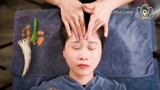 ASMR Massage For Deep Sleep ! MAGICAL HANDS Asmr FACE CLEANSING & BRIGHTENING Female Facial Massage
