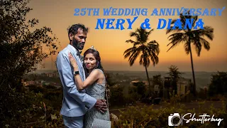 Nery & Diana 25th Wedding Anniversary | Cinematic Highlights | ShutterBugStudio | Goa | 17|01|2024