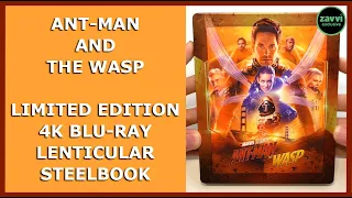 ANT-MAN AND THE WASP - LIMITED EMBOSSED LENTICULAR 4K BLU-RAY STEELBOOK UNBOXING - ZAVVI EXCLUSIVE