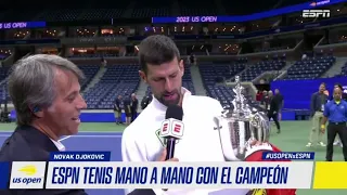 Novak Djokovic sings My Way - US Open 2023 Champion #funny #usopen2023