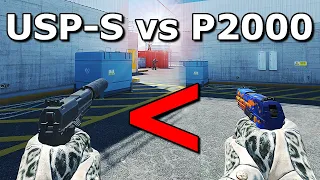 USP-S vs P2000 w CS2 - DLACZEGO P2000 JEST LEPSZE?