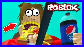 ЗЛОЙ ГИГАНТСКИЙ ЧЕЛОВЕК хочет съесть меня в ROBLOX приключение РОБЛОКС