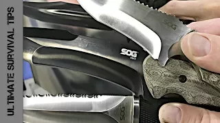 5 Top SOG KNIVES of ALL TIME + two NEW 2017 Blades You Need to See