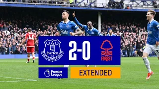 EXTENDED PREMIER LEAGUE HIGHLIGHTS: EVERTON 2-0 NOTTINGHAM FOREST