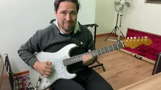 Bon Jovi - Always, solos 1 y 2 cover by David Stratocaster