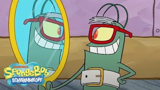 SpongeBob | Plankton SCHLIESST den Abfalleimer! | SpongeBob Schwammkopf