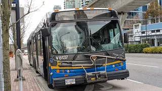 Translink CMBC 8137 on the 25 from Nanaimo Station to Brentwood station