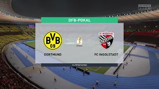 ⚽ Borussia Dortmund vs FC Ingolstadt 04 ⚽ | DFB Pokal (26/10/2021) | Fifa 21