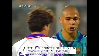 Ronaldo annichilisce la Fiorentina con il suo Barcellona 1997