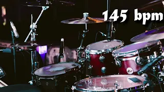 145 Bpm Drum Track Batería - Straight Beat Eighth Notes