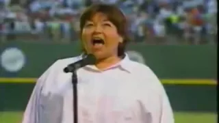 Rosanne Singing National Anthem