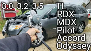 Simplified Yet DETAILED Honda J-Series 3.0 3.2 3.5 Timing Belt and Water Pump Replacement - Odyssey