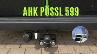 Pössl 599 Montage der Anhängerkupplung