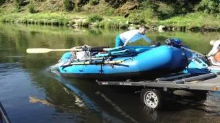 Roller Trailer Raft Launch