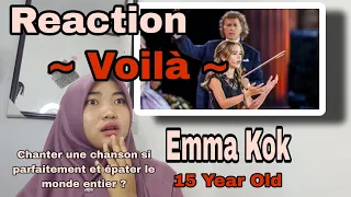 Reaction 15 Year Old Emma Kok Sings Voilà | Sing a Song So Perfectly And Amaze the Whole World?