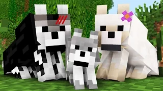 Wolf Life: The Birth -- Minecraft Animation