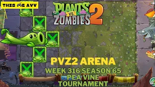 Pvz2 Arena Preview - Week 316 Season 65 - Pea Vine Tournament