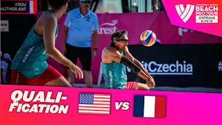 Evans/Budinger vs. Krou/Gauthier-Rat - Qualification Highlights Ostrava 2024 #BeachProTour