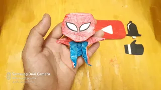 how to make paper origami Spider man