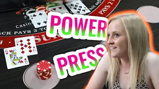 🔥 POWER PRESS 🔥 10 Minute Blackjack Challenge - WIN BIG or BUST #10