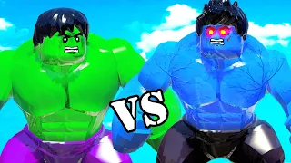 LEGO HULK VS BLUE HULK - EPIC BATTLE