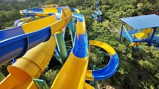 Escape Theme Park in Penang Malaysia|world's Longest Waterslide(1100m)|Tubby Racer|adventure game