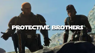 The Bad Batch being protective older brothers for 3 minutes
