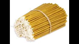 100% Pure Beeswax Church Candles, Orthodox Tapers, Prayer Candles