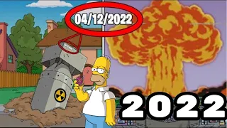 La terrible prédiction des Simpson pour 2022 (Russie vs Ukraine ?)