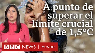 Por qué el calentamiento global superará el límite crucial de 1,5 ºC para 2027 | BBC Mundo