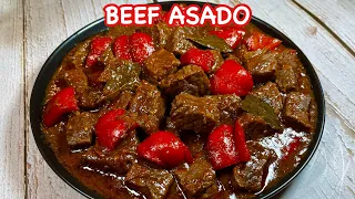 TRY this killer beef recipe | Sauce pa lang ulam na  | BEEF ASADO | Pinoy Simple Cooking