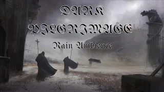 DARK PILGRIMAGE II | Testamentum Eternum, Rain, Crows, Cathedral Bells Sound | ASMR Ambience