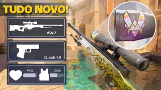 como ninguém notou? NOVA HUD, NOVO ESTILO de ADESIVO, Mudanças nas trocas e mais! (atualização CS 2)