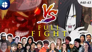 Naruto vs Orochimaru Full Fight [23 People React] Shippuden Ep. 40-43 🇯🇵 [ナルト 疾風伝] [海外の反応]